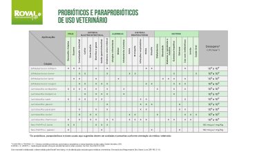 FV 137 – Tabela Probióticos